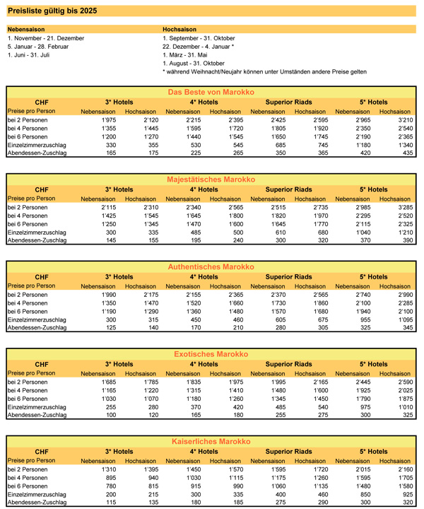 Preisliste 2024-2025 (Seite 1)