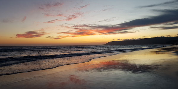 Sonnenuntergang in Taghazout