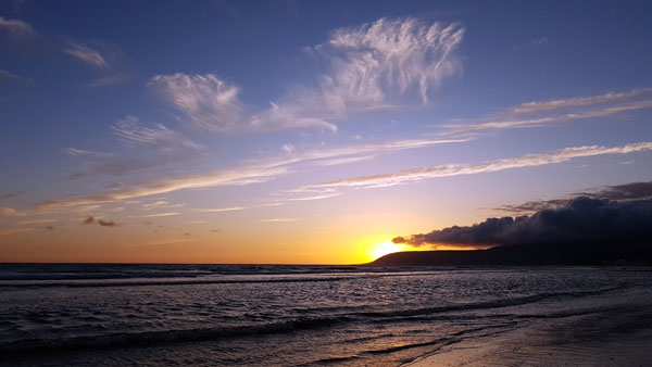 Sonnenuntergang in Taghazout