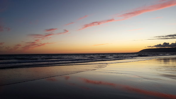 Sonnenuntergang in Taghazout