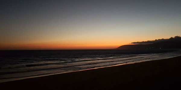 Sonnenuntergang in Taghazout