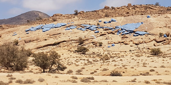 Blaue Felsen von Tafraoute