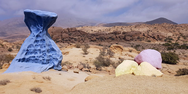 Blaue Felsen von Tafraoute