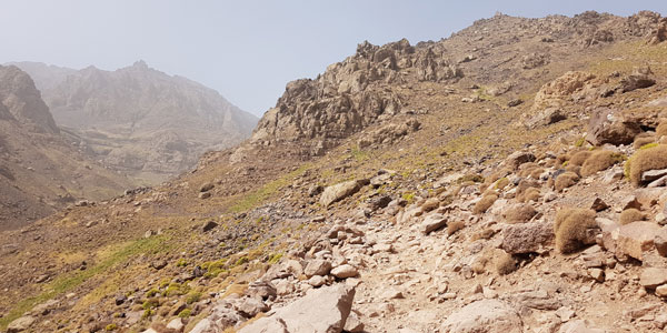 Wanderung von Aroumd zum Refuge du Toubkal