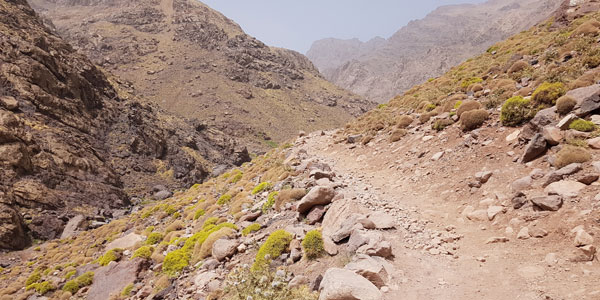 Wanderung von Aroumd zum Refuge du Toubkal