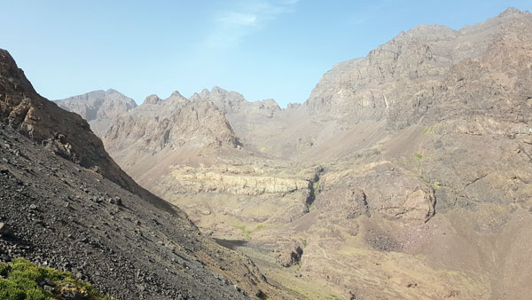 Abstieg vom Toubkal