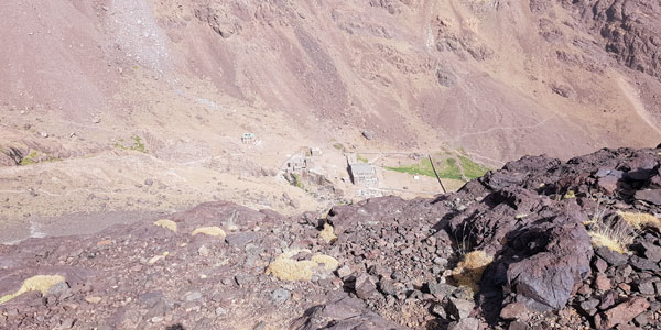 Abstieg vom Toubkal