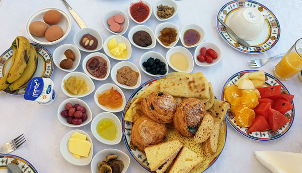 Frühstück in Zagora